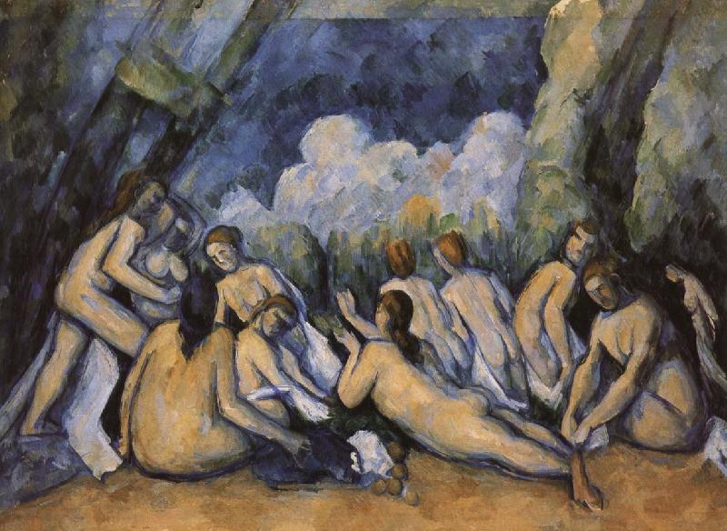 Paul Cezanne big bath person China oil painting art